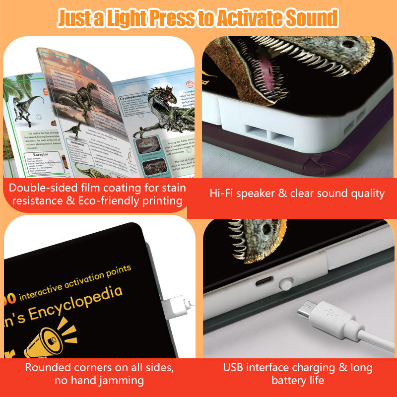 DinoTales™ Talking Dinosaur Sound Book for Kids