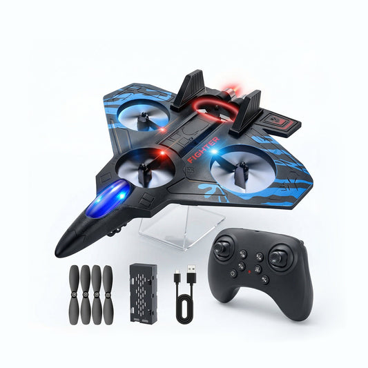 Kids Wireless RC Fighter Plane with LED Effects