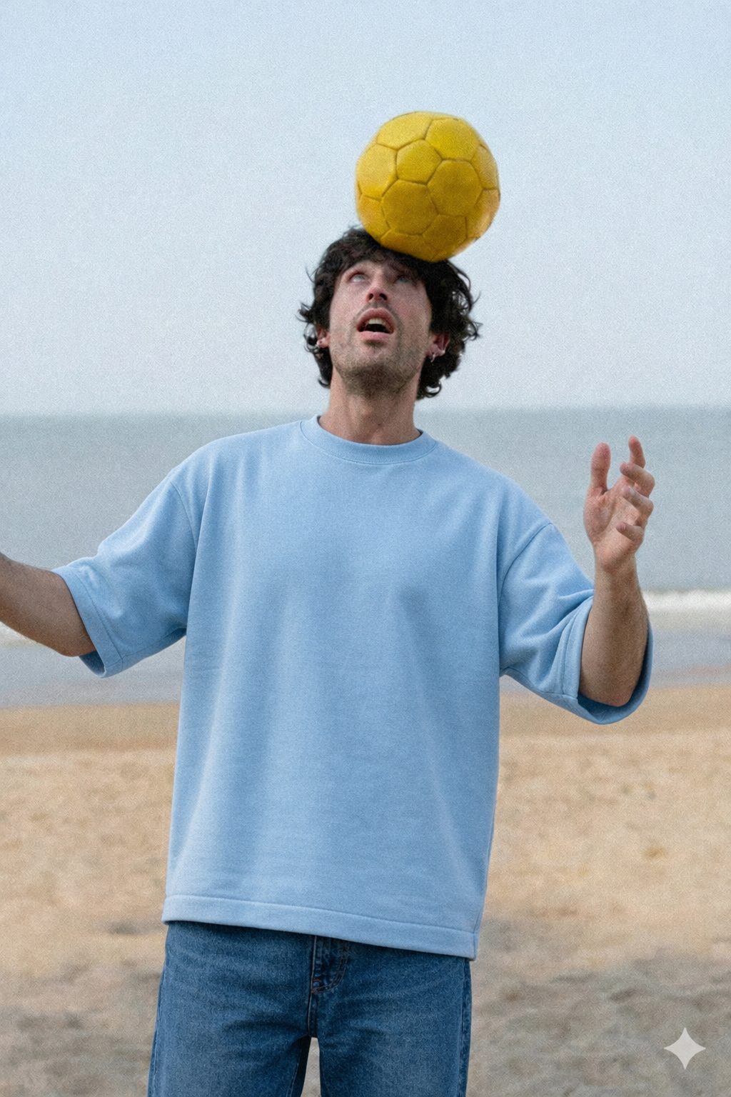 Game Spirit Oversized Tee – Heavy GSM Edition