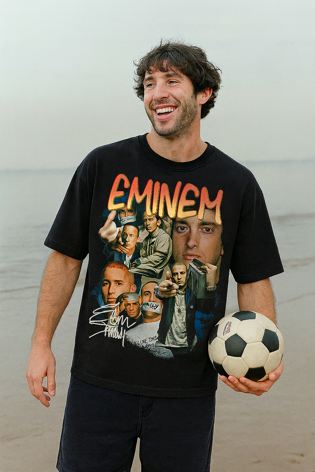 Eminem Vintage Hip-Hop Oversized T-Shirt