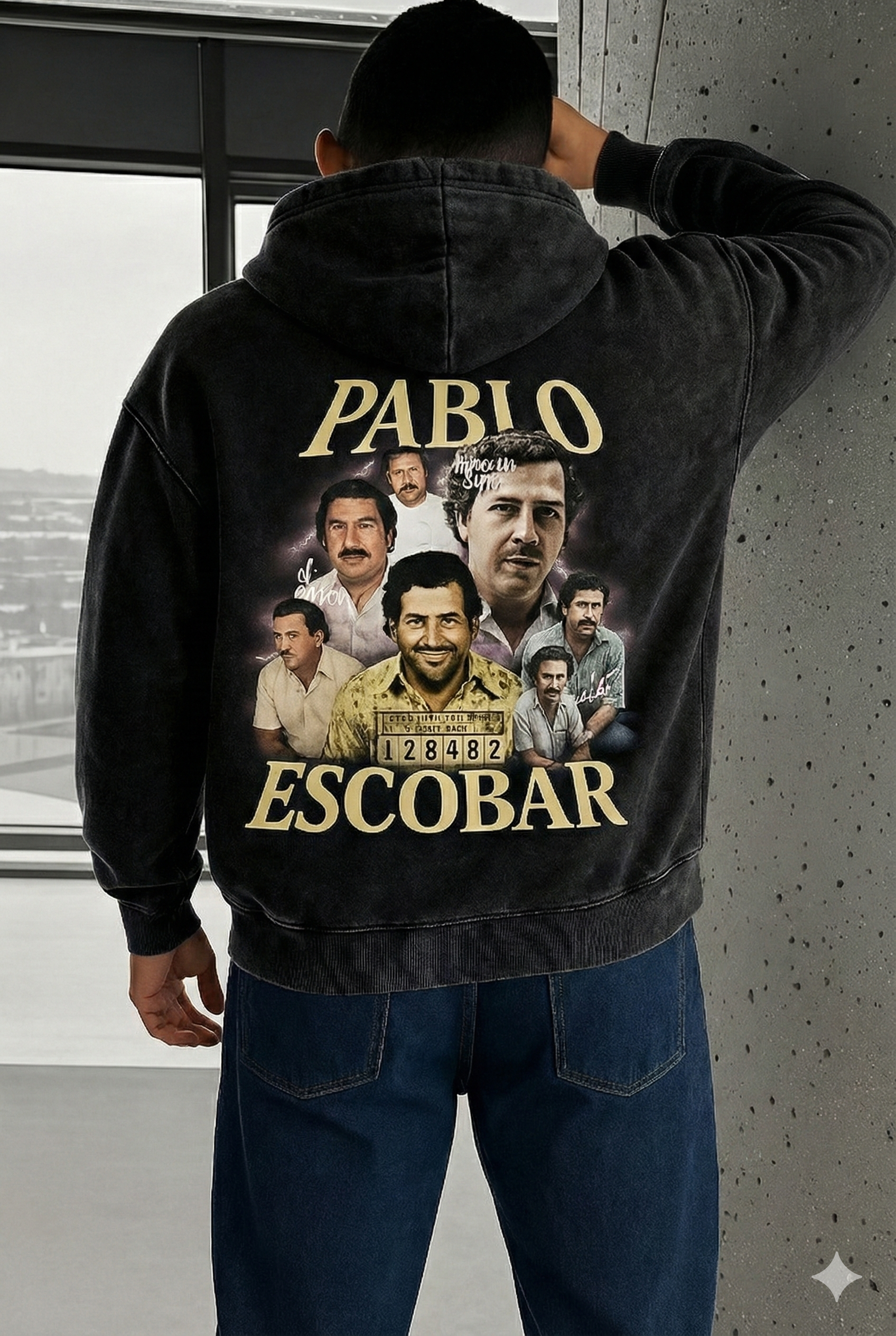 Pablo Inspired Vintage Oversized Hoodie
