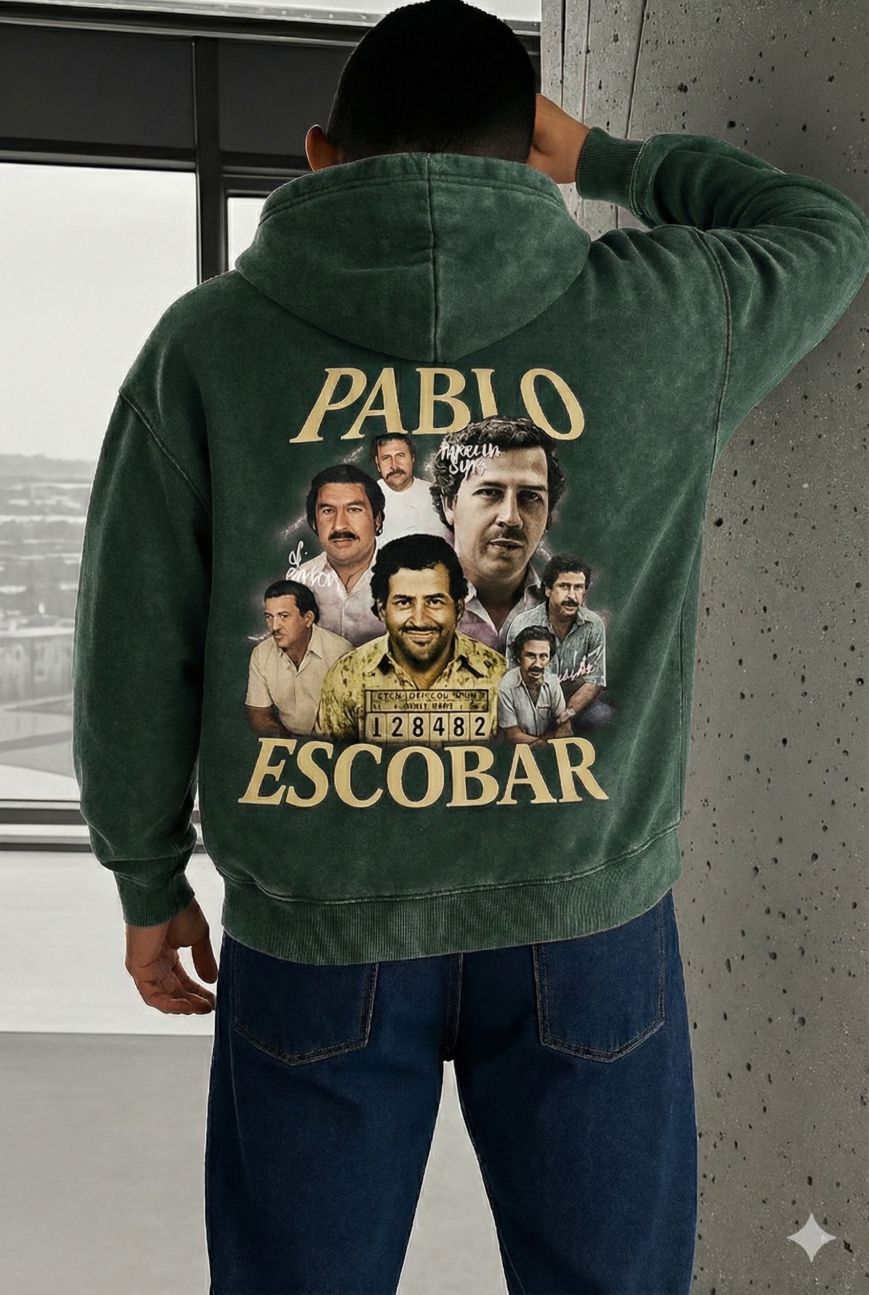 Pablo Inspired Vintage Oversized Hoodie