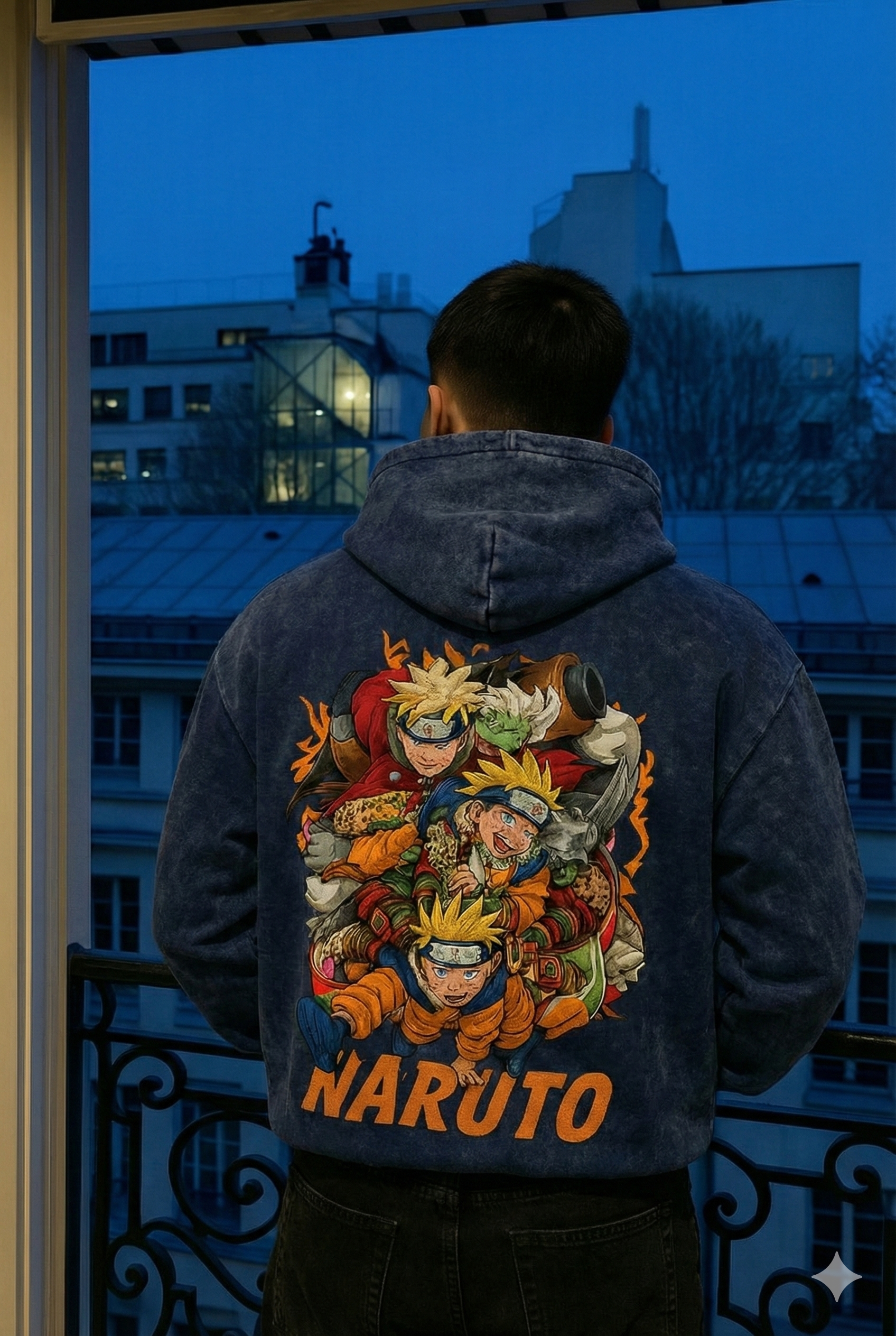 Naruto Evolution Oversized Hoodie – Limited Edition