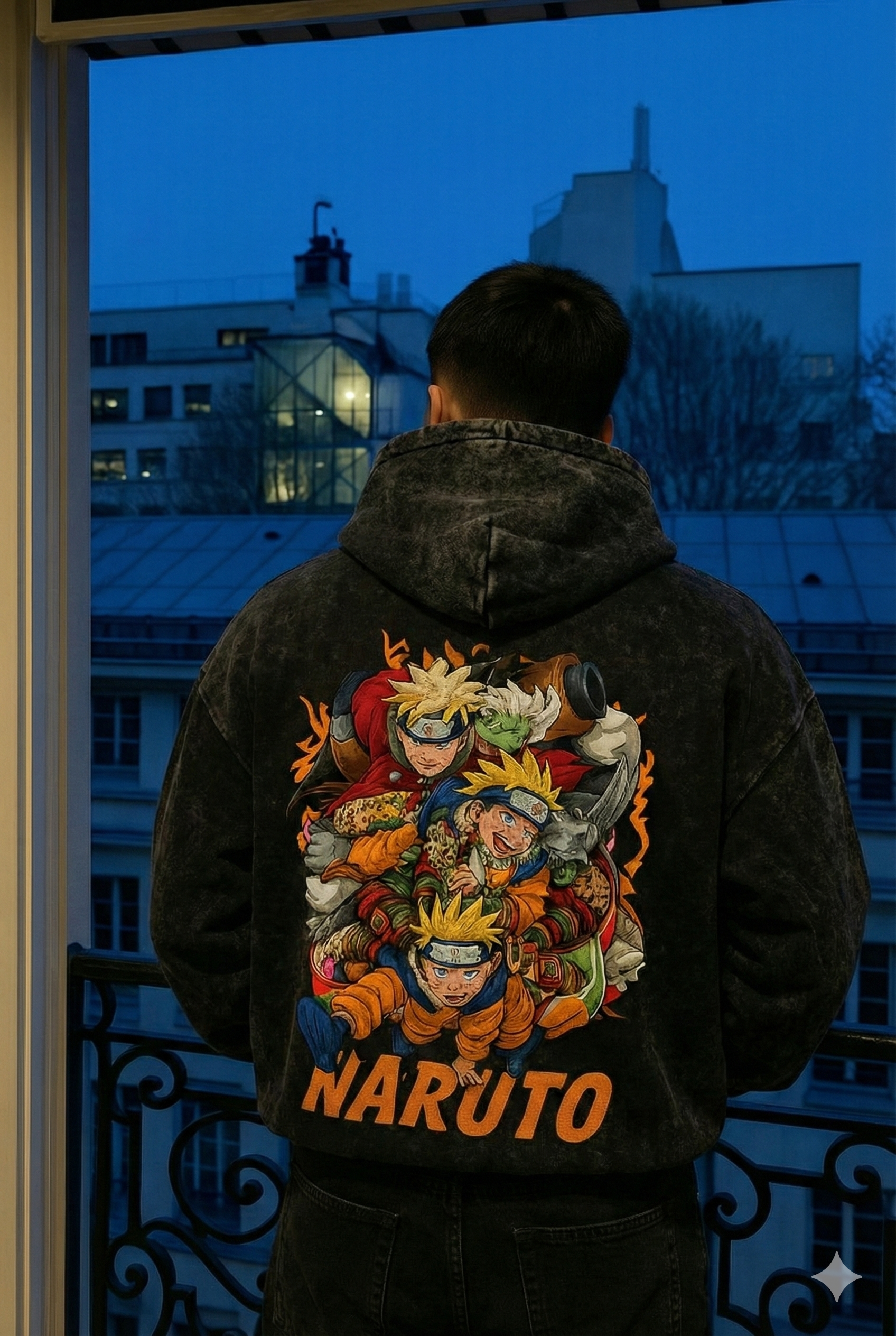 Naruto Evolution Oversized Hoodie – Limited Edition