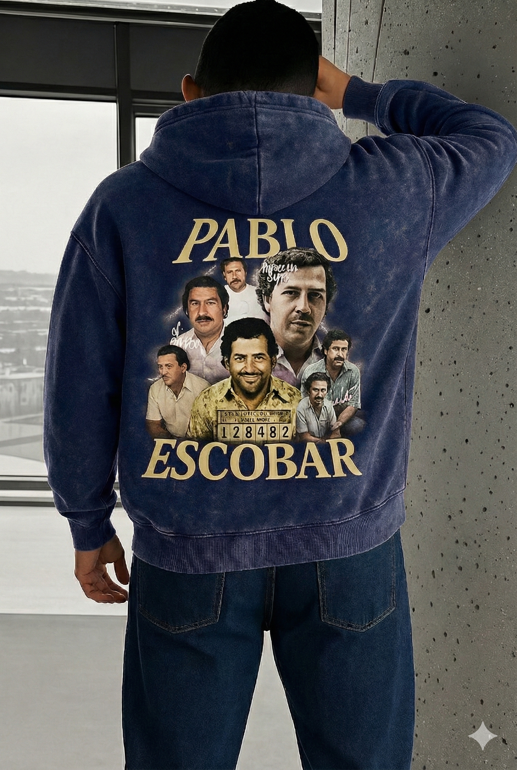 Pablo Inspired Vintage Oversized Hoodie