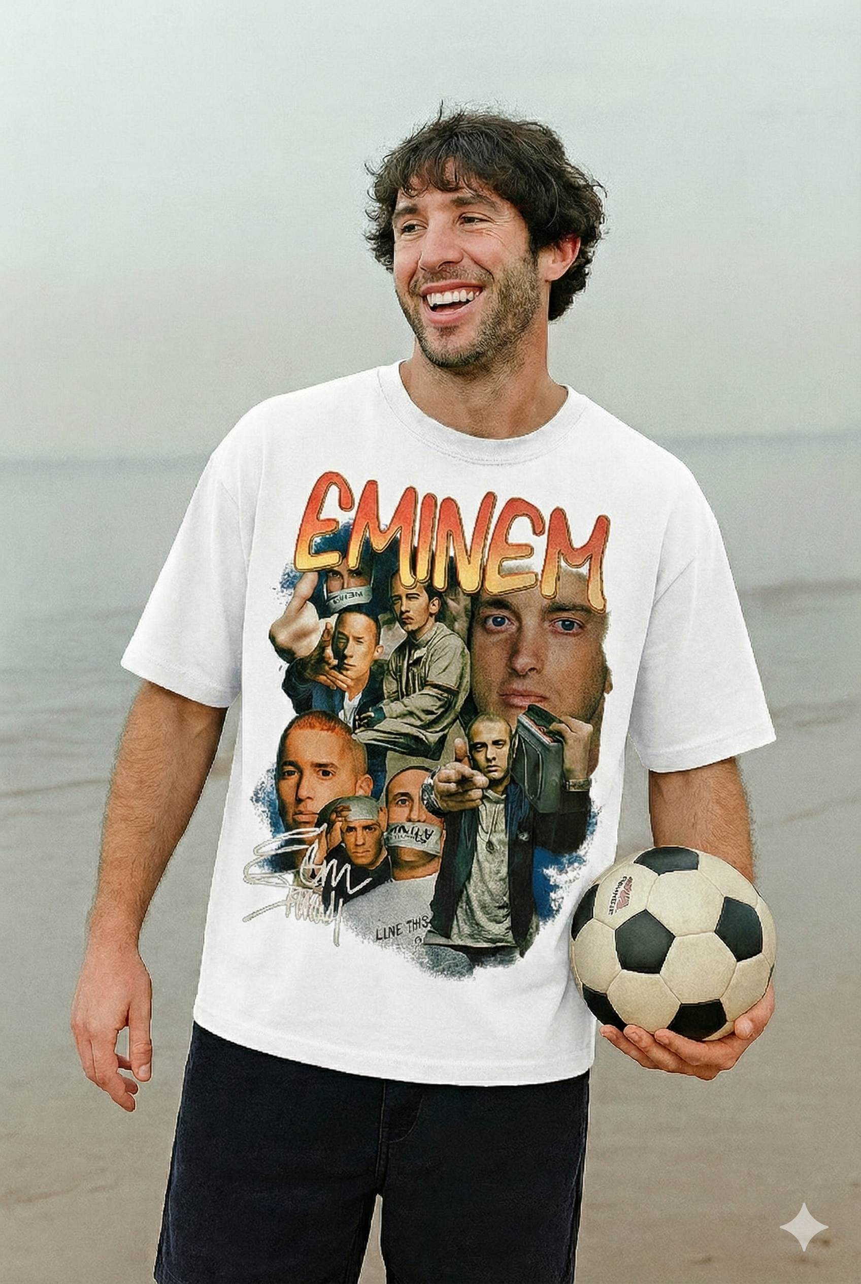 Eminem Vintage Hip-Hop Oversized T-Shirt