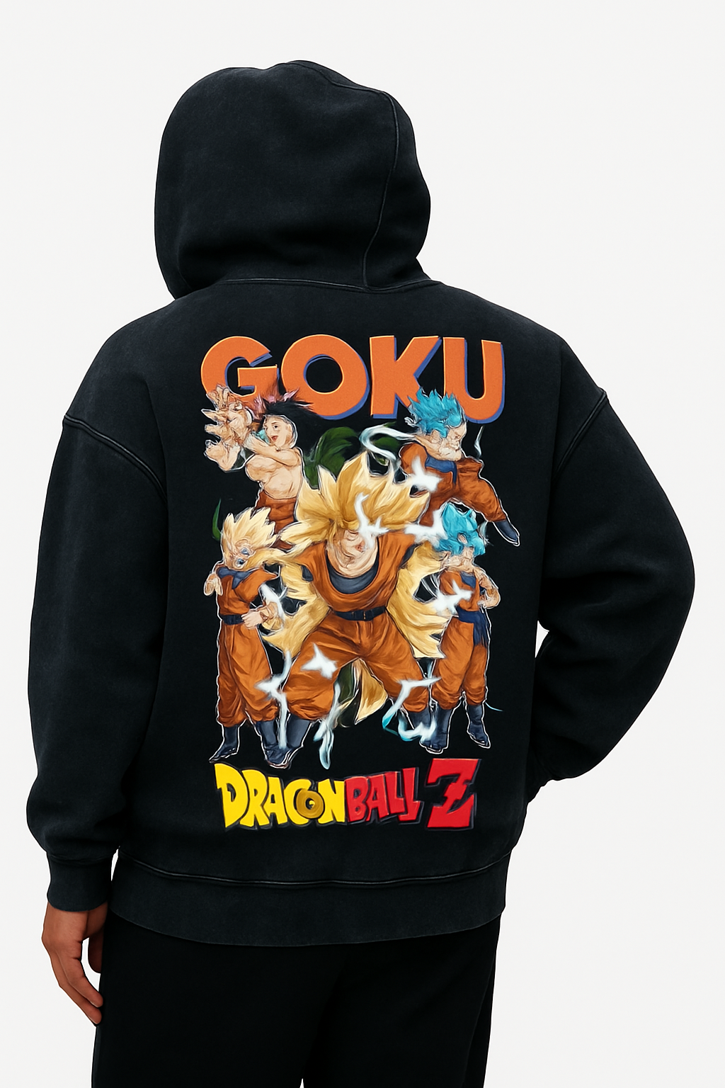 Goku Evolution Bottle Heavyweight Hoodie