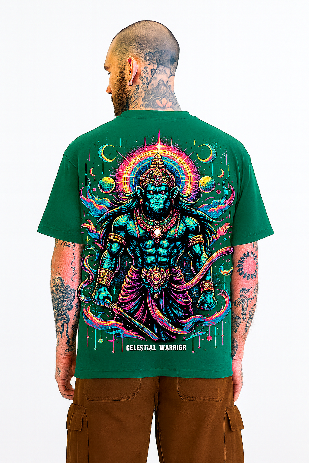 Hanuman Cosmic Force Oversized Tee
