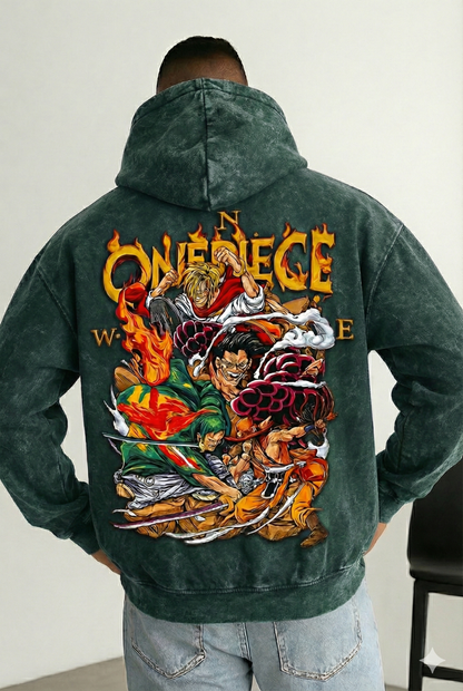 One Piece Limited Edition Oversized Anime Hoodie
