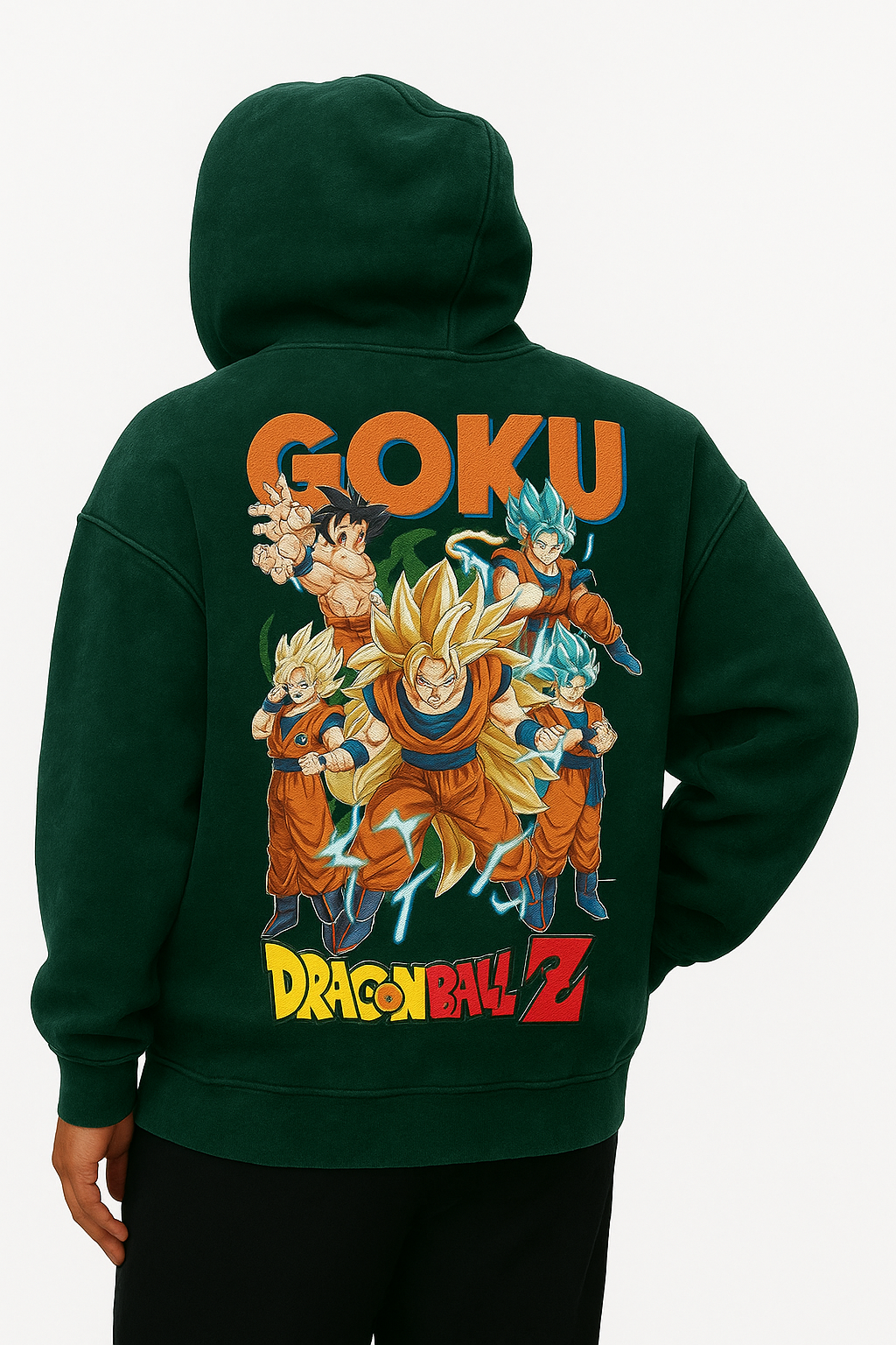 Goku Evolution Bottle Heavyweight Hoodie
