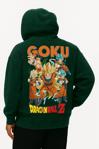 Goku Evolution Bottle Heavyweight Hoodie
