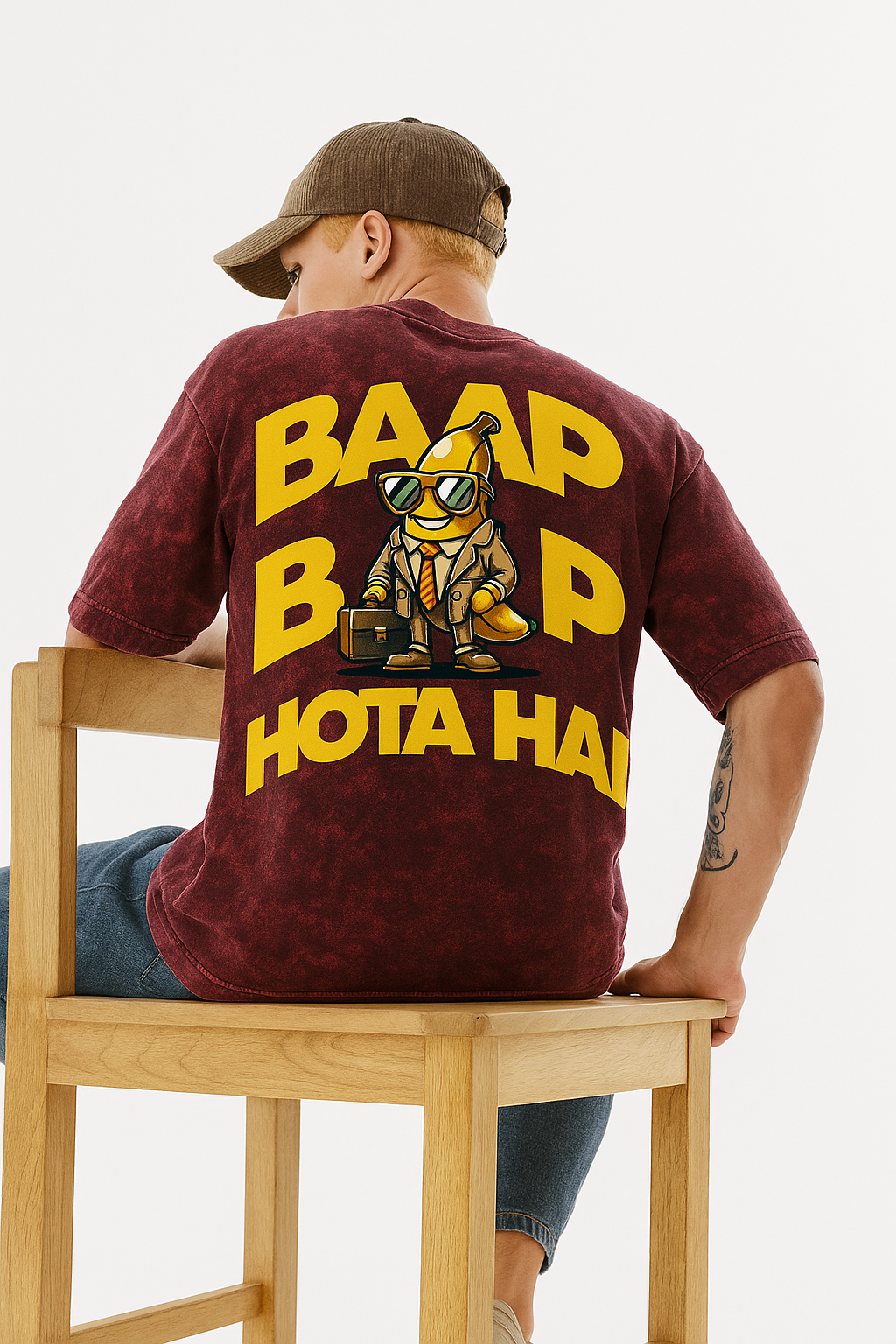 Baap Mode On – Oversized T-Shirt