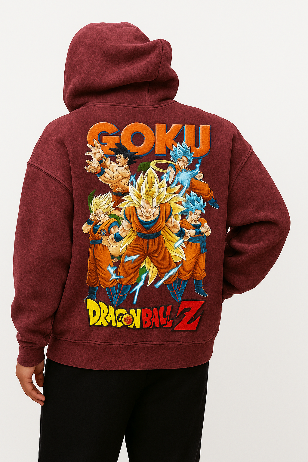Goku Evolution Bottle Heavyweight Hoodie
