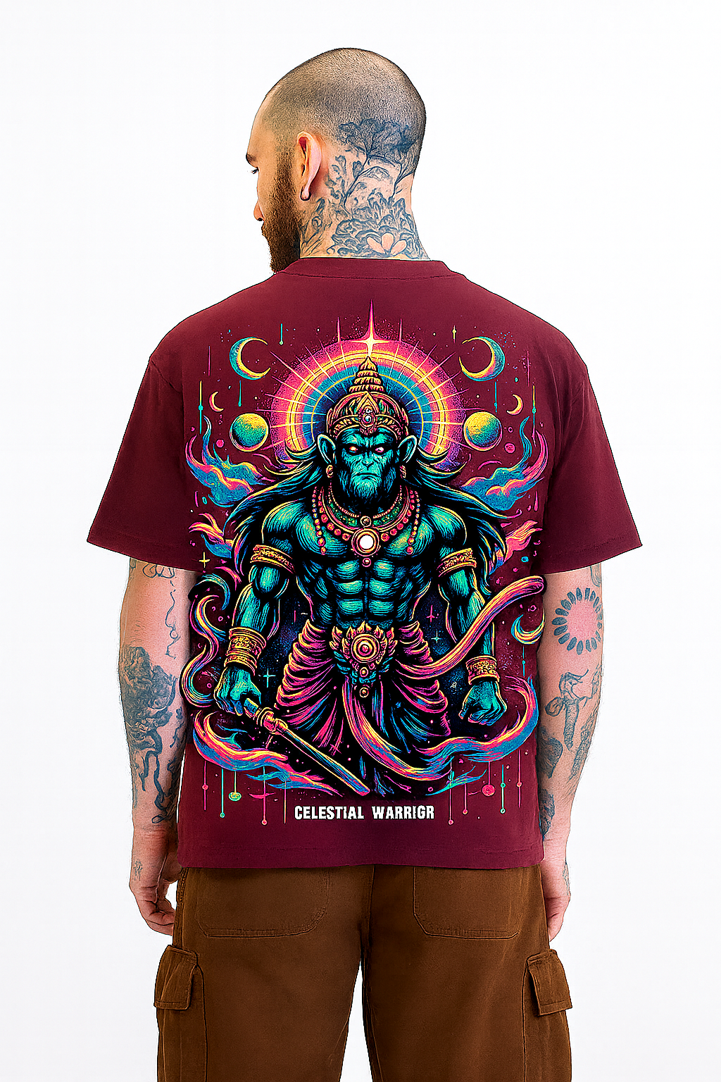 Hanuman Cosmic Force Oversized Tee