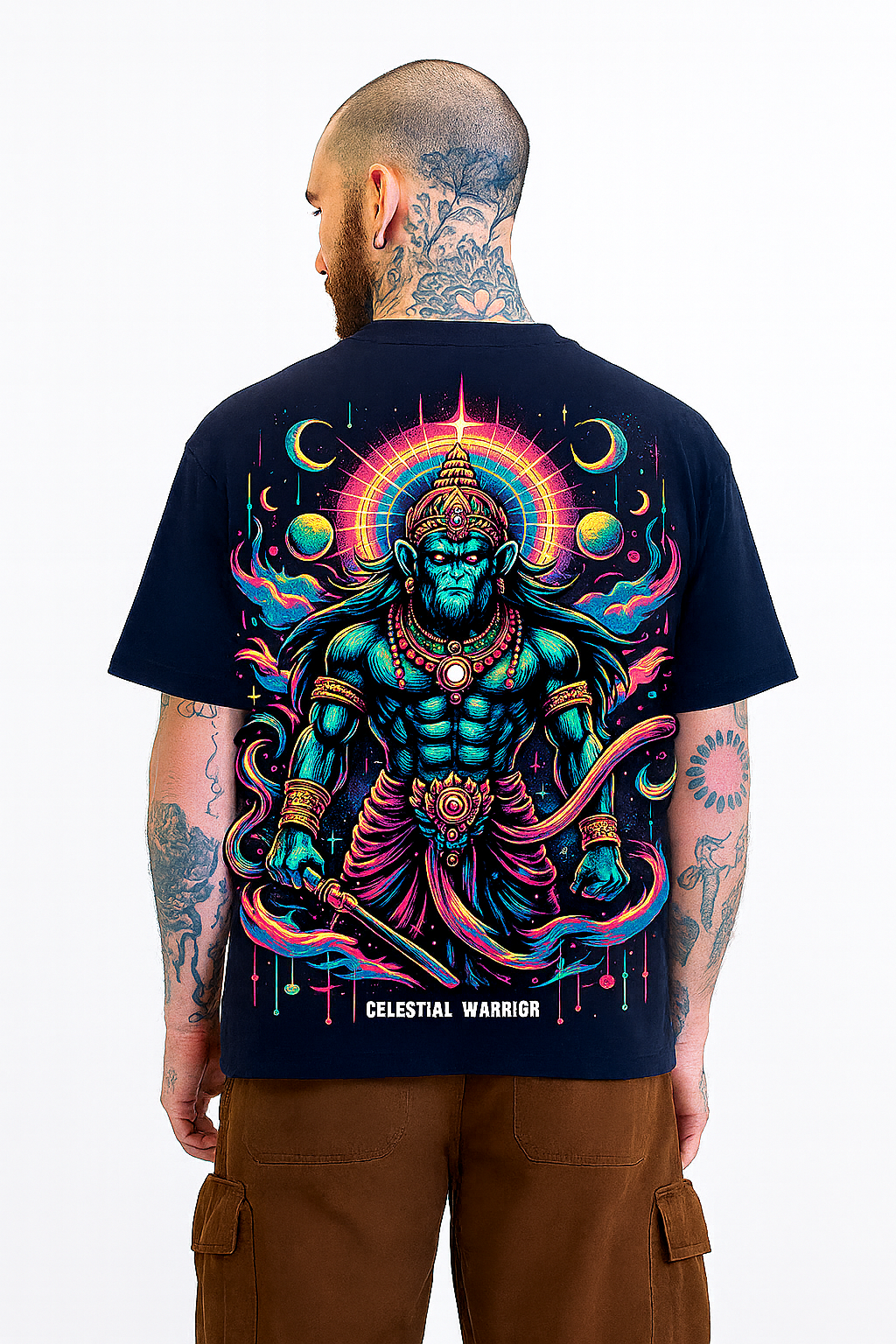 Hanuman Cosmic Force Oversized Tee