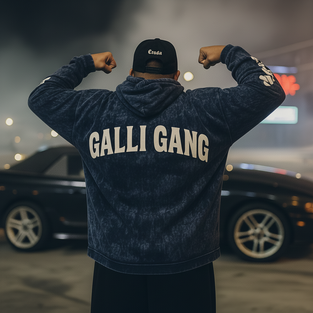 GALLI GANG – Acid Washed Hoodie