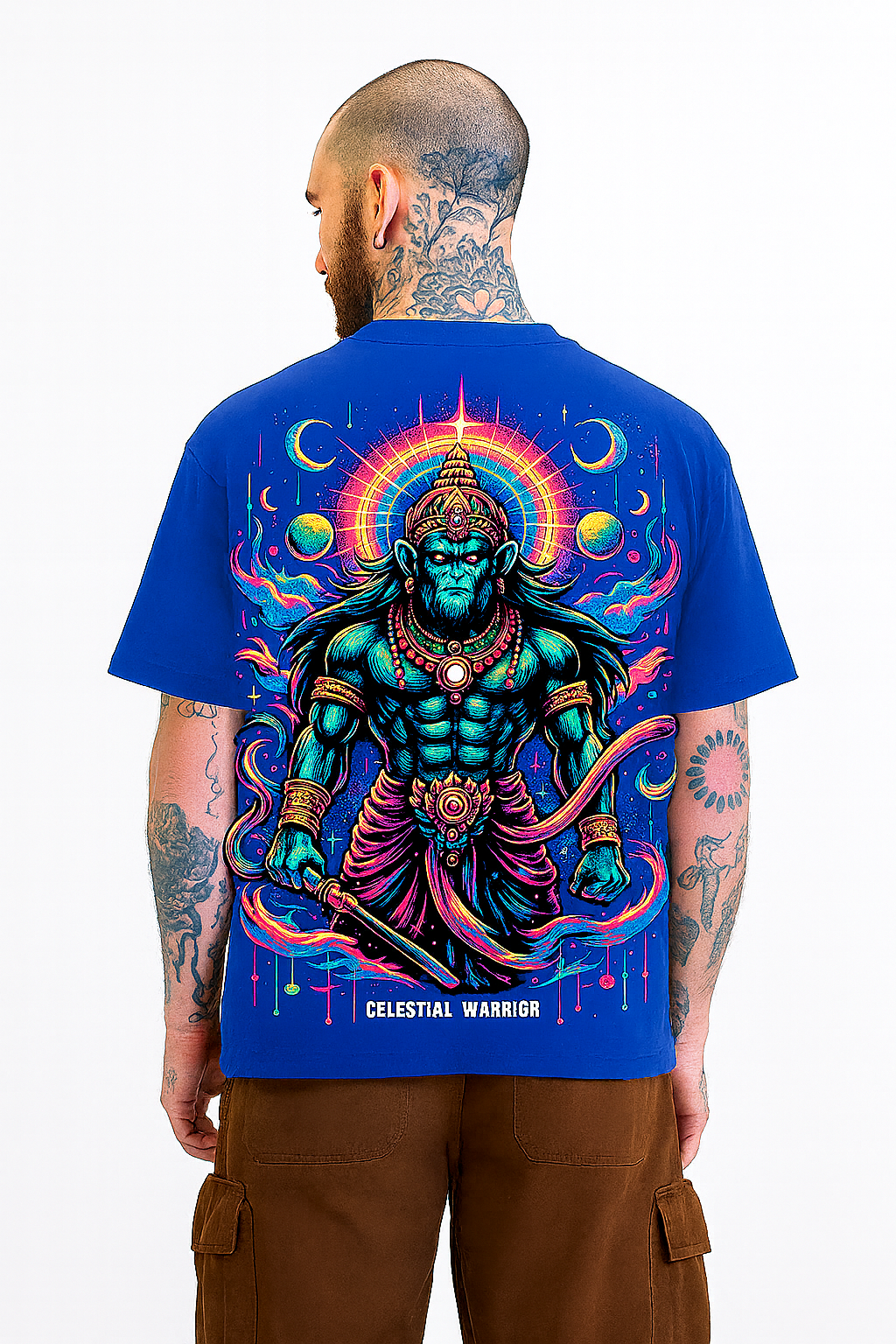 Hanuman Cosmic Force Oversized Tee