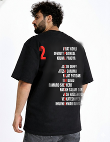 RCB Championship Edition 2026 Premium Black Oversized Tshirt